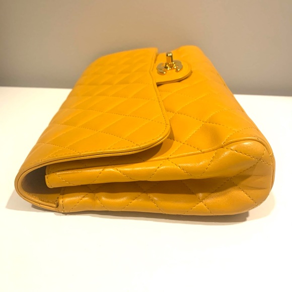 SOLD Chanel Authentic Quilted Flap Leather Clutch - Picture 8 of 13